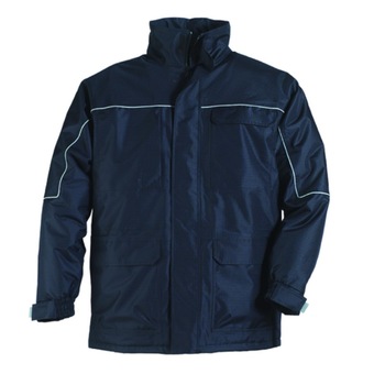 Geaca de protectie izolata, RIPSTOP, cu captuseala din lana si material PVC impermeabil, negru, marimea 2XL Geaca de protectie izolata, RIPSTOP, cu captuseala din lana si material PVC impermeabil, negru, marimea 2XL