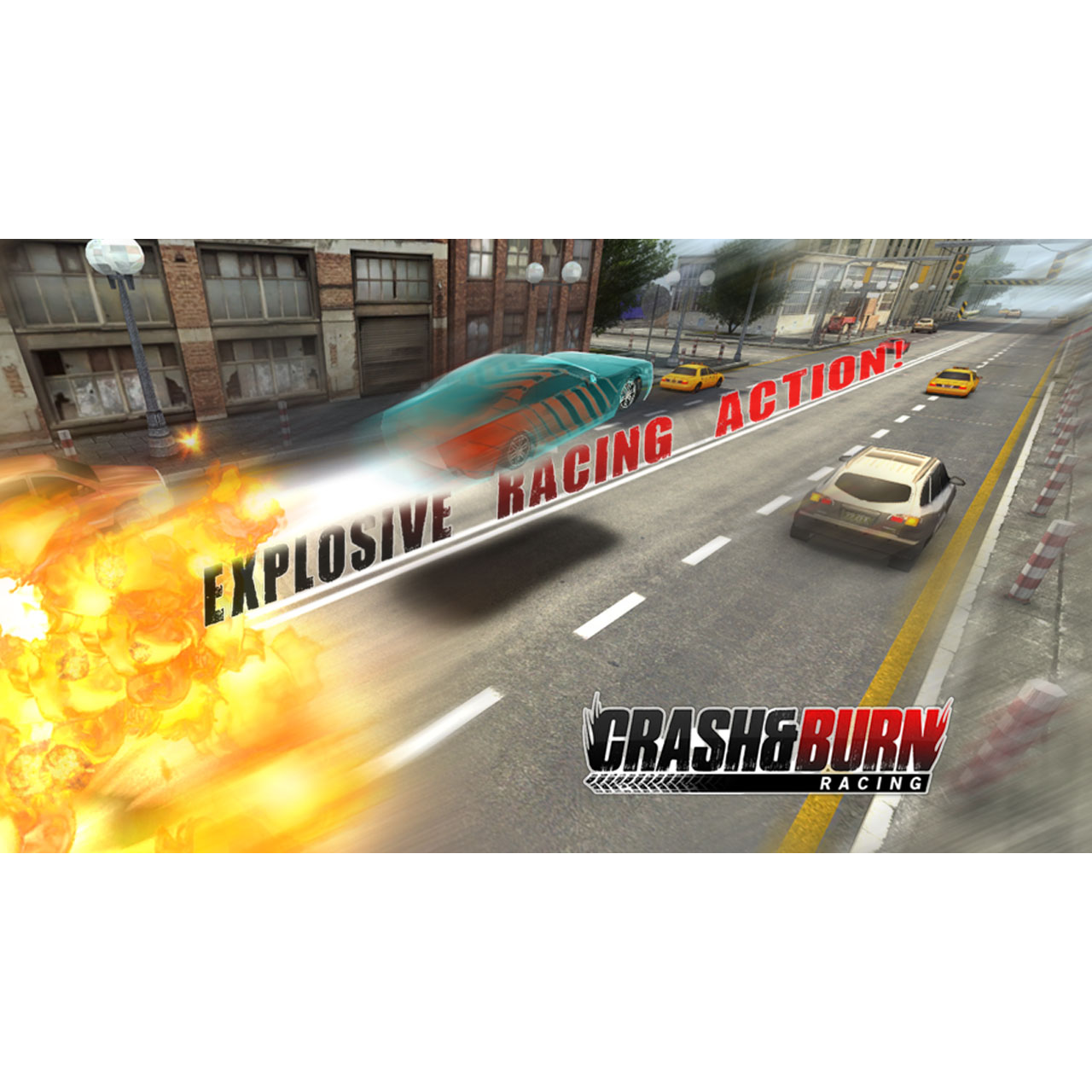 Игра Crash And Burn Racing за PC Steam, Електронна доставка eMAG.bg