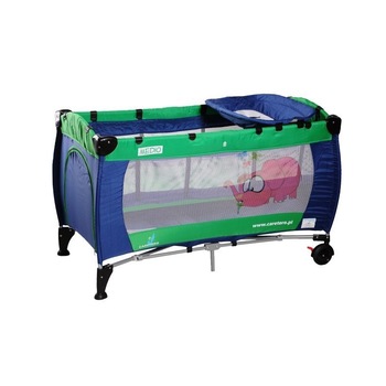 Patut pliabil 120 x 60 cm pentru baieti Caretero MEDIO PPCM1-V, Multicolor Patut pliabil 120 x 60 cm pentru baieti Caretero MEDIO PPCM1-V, Multicolor