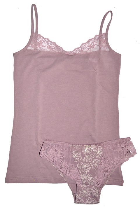 Дамски комплект Jadea 4254, Пепелнорозов, S