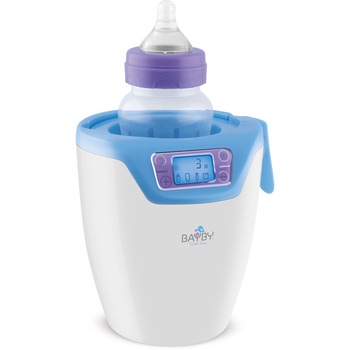 Incalzitor de biberoane Bayby, sterilizator, gateste la abur, mov si turcoaz Incalzitor de biberoane Bayby, sterilizator, gateste la abur, mov si turcoaz