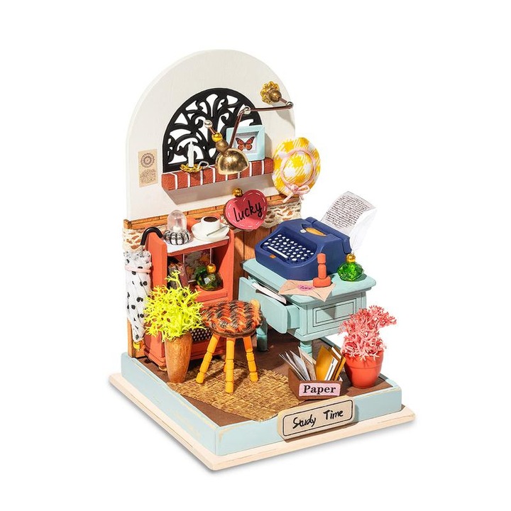 Puzzle 3D, Casuta DIY, Chef de munca (Birou)