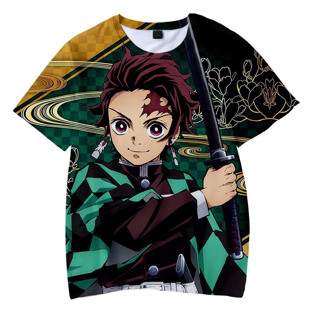 Tricou Anime Cosplay Demon Slayer Tanjiro Kamado,S
