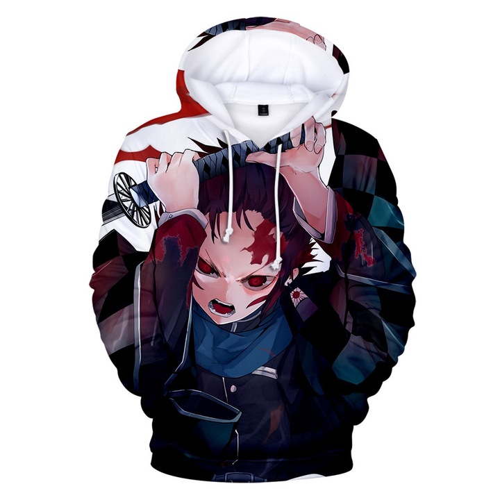 Суитшърт Funny Party Shop Cosplay Hoodie Demon Slayer Tanjiro Kamado,S