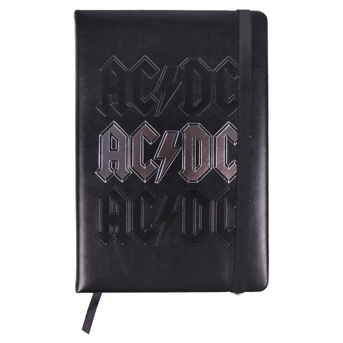 Caiet Premium, AC/DC, A5, Negru