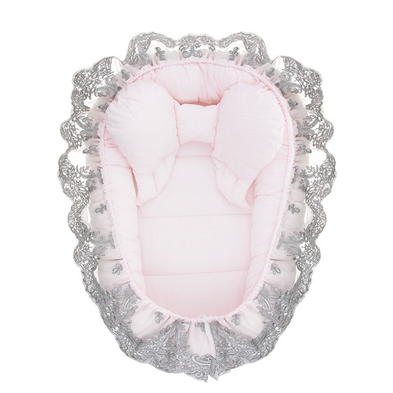 Cuib pentru bebelusi 75 x 45 x 10 cm Belisima P02-0180, Roz