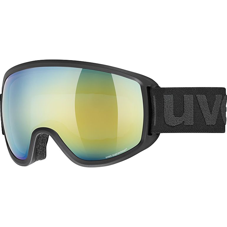 Ochelari ski Uvex Topic FM spheric, negru, marime M, lentila S2