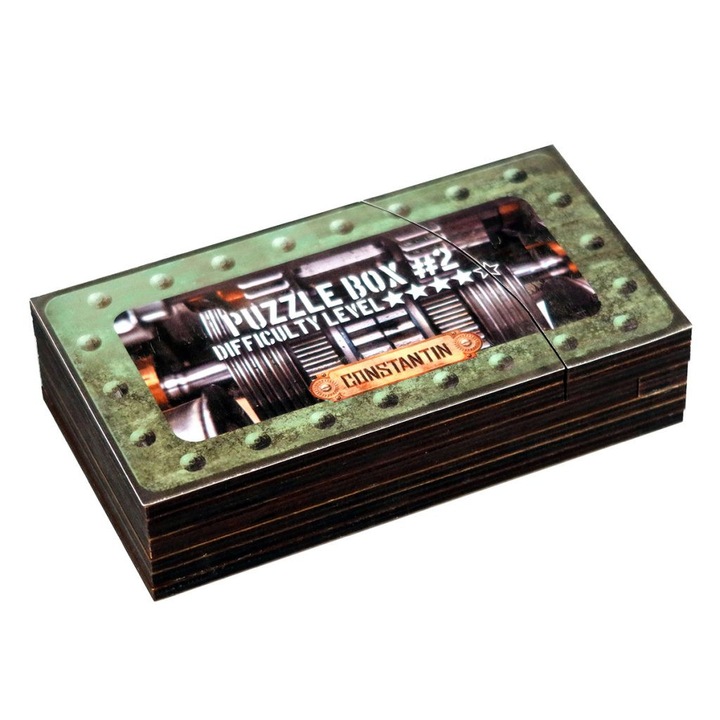 Механичен пъзел - Constantin Puzzle Box 2, дърво