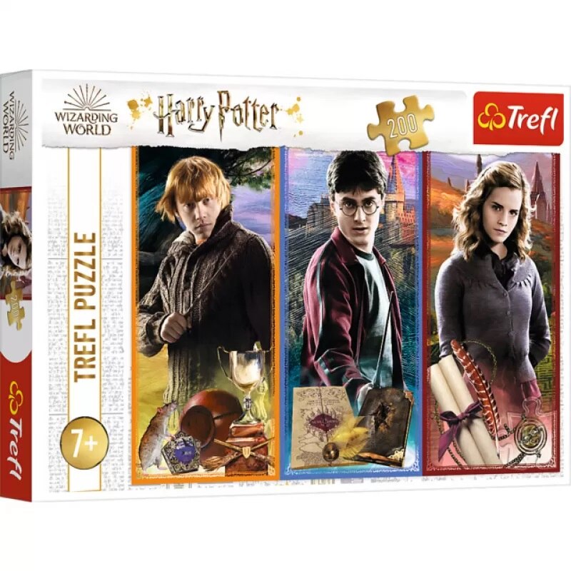 Puzzle Trefl In lumea magiei Harry Potter,200 piese