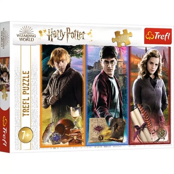 Puzzle Trefl In lumea magiei Harry Potter,200 piese Puzzle Trefl In lumea magiei Harry Potter,200 piese