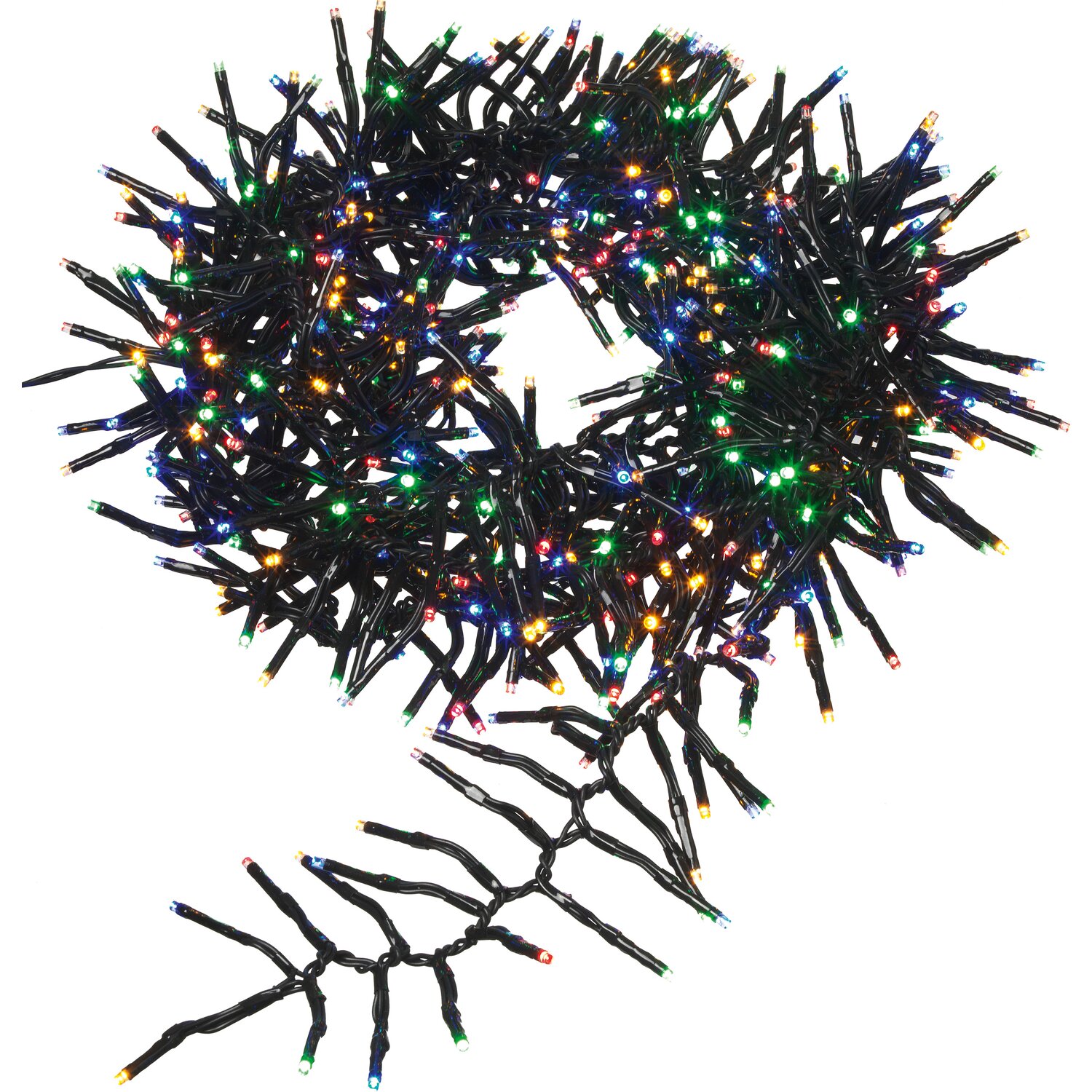 Decoratiune Craciun LED Dekor, 800 LED-uri, lumina multicolora