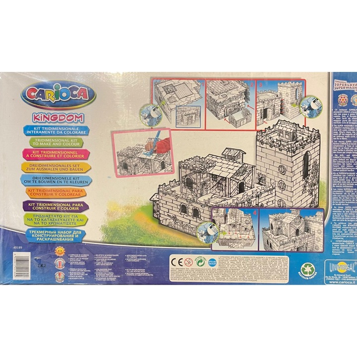 Set constructie fortareata 3D Carioca
