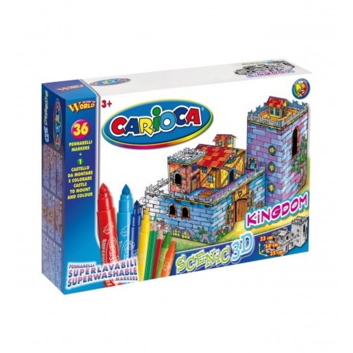 Set constructie fortareata 3D Carioca