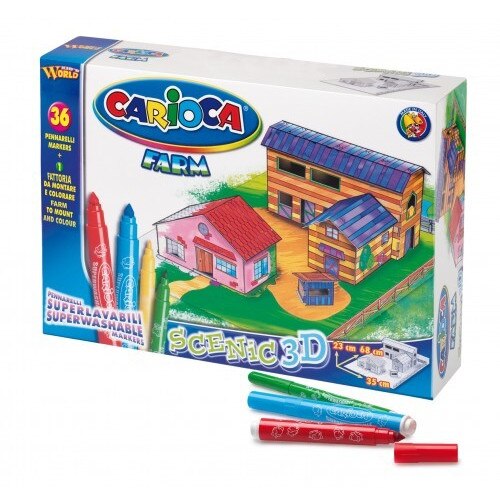 Set creatie macheta 3D Farm - Carioca