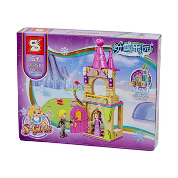 Lego 4 in 1 S-Girls pentru fete cu 148 de piese si doua figurine, 25 cm x 19 cm x 5 cm Lego 4 in 1 S-Girls pentru fete cu 148 de piese si doua figurine, 25 cm x 19 cm x 5 cm