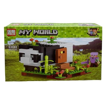 Set de constructie PRCK, MyWorld of Minecraft cu parti mobile, 281 piese Set de constructie PRCK, MyWorld of Minecraft cu parti mobile, 281 piese