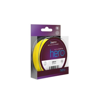 Fir Textil HERO 8 Culoare galben fluo Diametru 0,30mm Rezistenta 21,40kg Lungime 117m Fir Textil HERO 8 Culoare galben fluo Diametru 0,30mm Rezistenta 21,40kg Lungime 117m