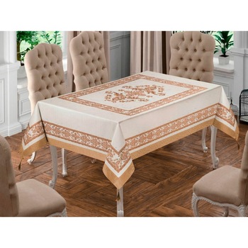 Fata de Masa, Jumbo Seritli Cafeniu, 160 x 220 Fata de Masa, Jumbo Seritli Cafeniu, 160 x 220