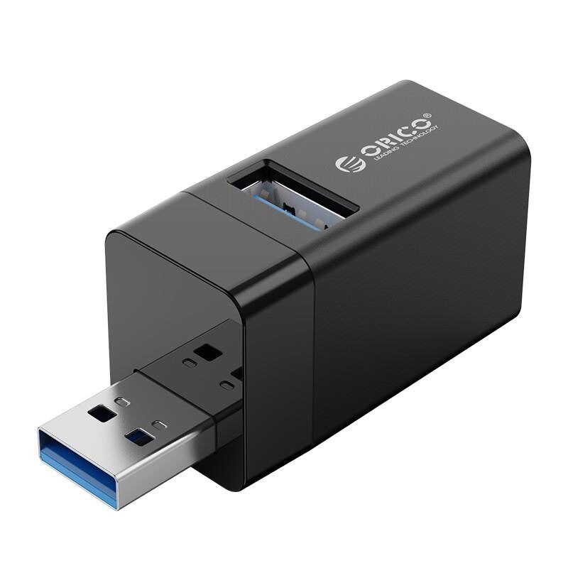 Hub USB Orico MINI-U32 Mini 3-in-1 negru