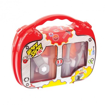 Trusa de unelte Mochtoys in valiza, 33 piese Trusa de unelte Mochtoys in valiza, 33 piese