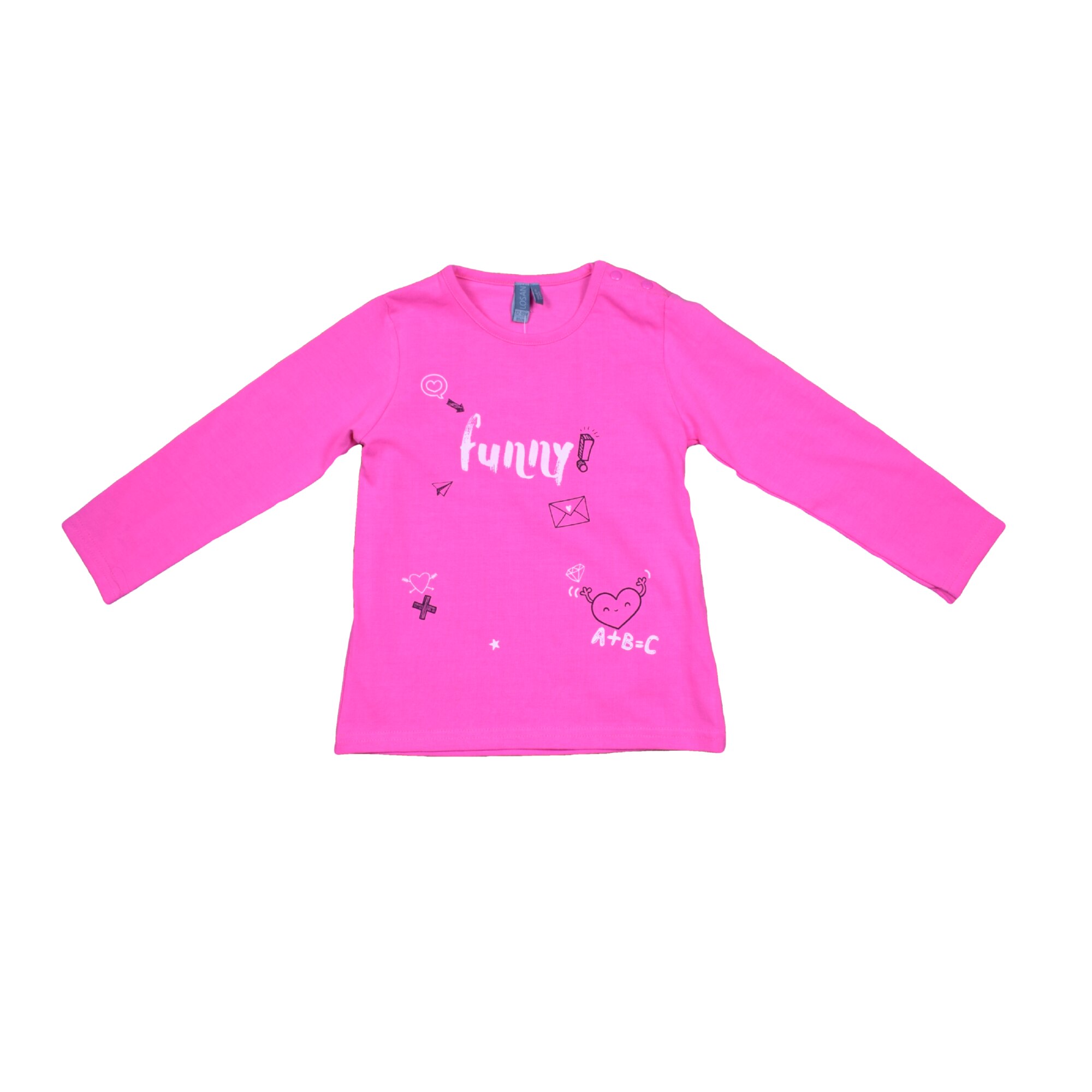 Bluza fete, Losan, roz aprins