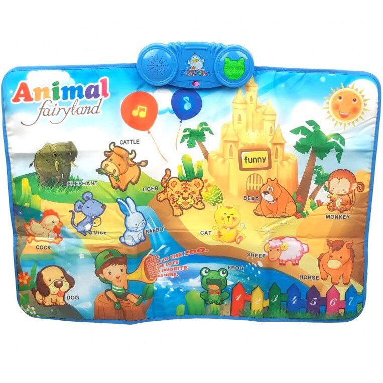 Covor muzical de jucarie pentru copii cu melodii si lumini