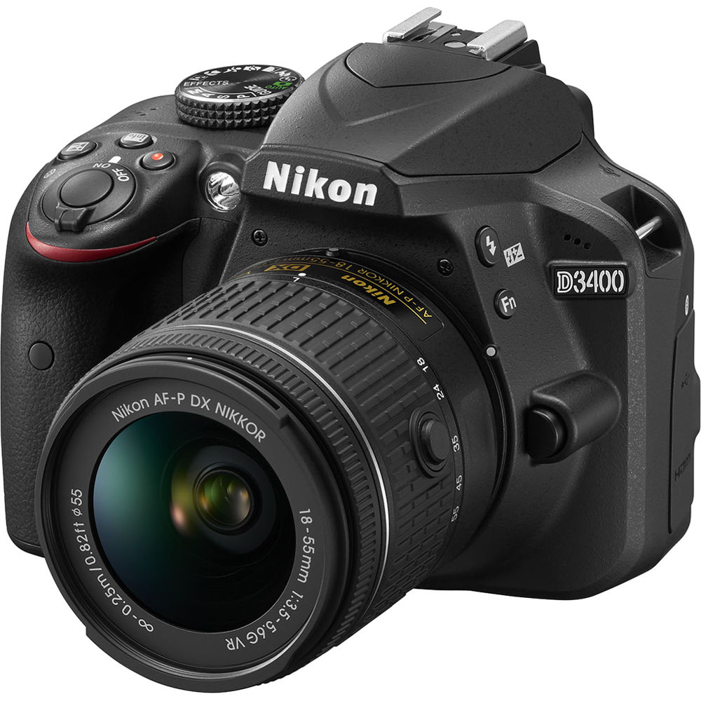 hay Voltage toy Aparat foto DSLR Nikon D3400, 24,2MP Black + Obiectiv AF-P 18-55mm VR -  eMAG.ro