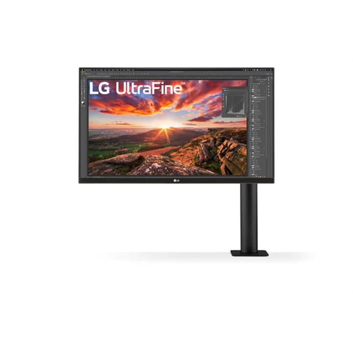 LG 4K IPS monitor 27 27UN880-B, 3840x2160, 16:9, 350cd/m2, 5ms, 60Hz, HDR, 2xHDMI/DP/USB-C/2xUSB, hangszóró, Pivot