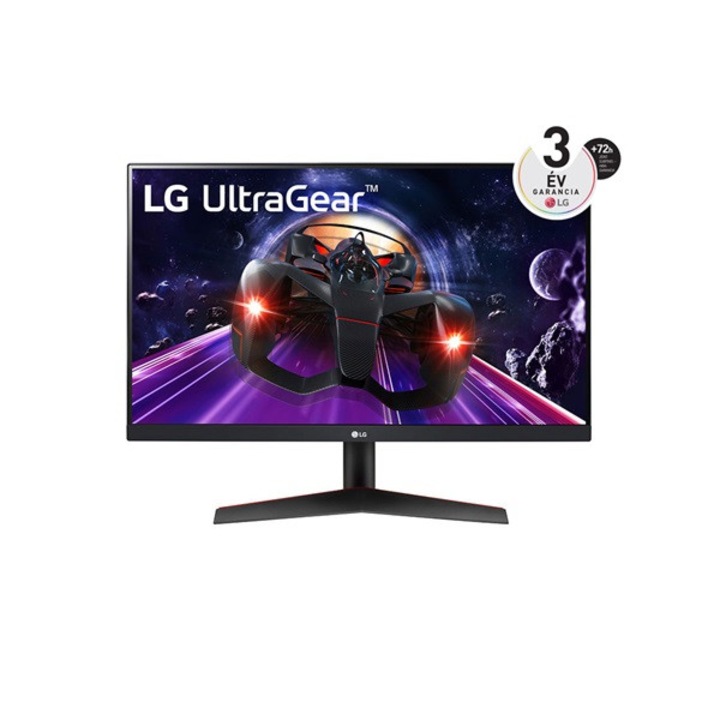 LG Gamer 144Hz IPS monitor 23,8 24GN600-B, 1920x1080, 16:9, 300cd/m2, 1ms, HDR10, 2xHDMI/DP/Audio out, AMD FreeSync™