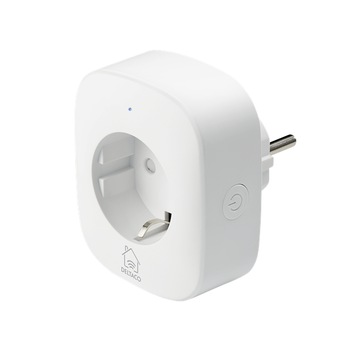 Comutator de alimentare DELTACO SMART HOME, WiFi 2.4GHz, monitorizarea energiei, 1xCEE 7/3, 10A, timer, alb Comutator de alimentare DELTACO SMART HOME, WiFi 2.4GHz, monitorizarea energiei, 1xCEE 7/3, 10A, timer, alb