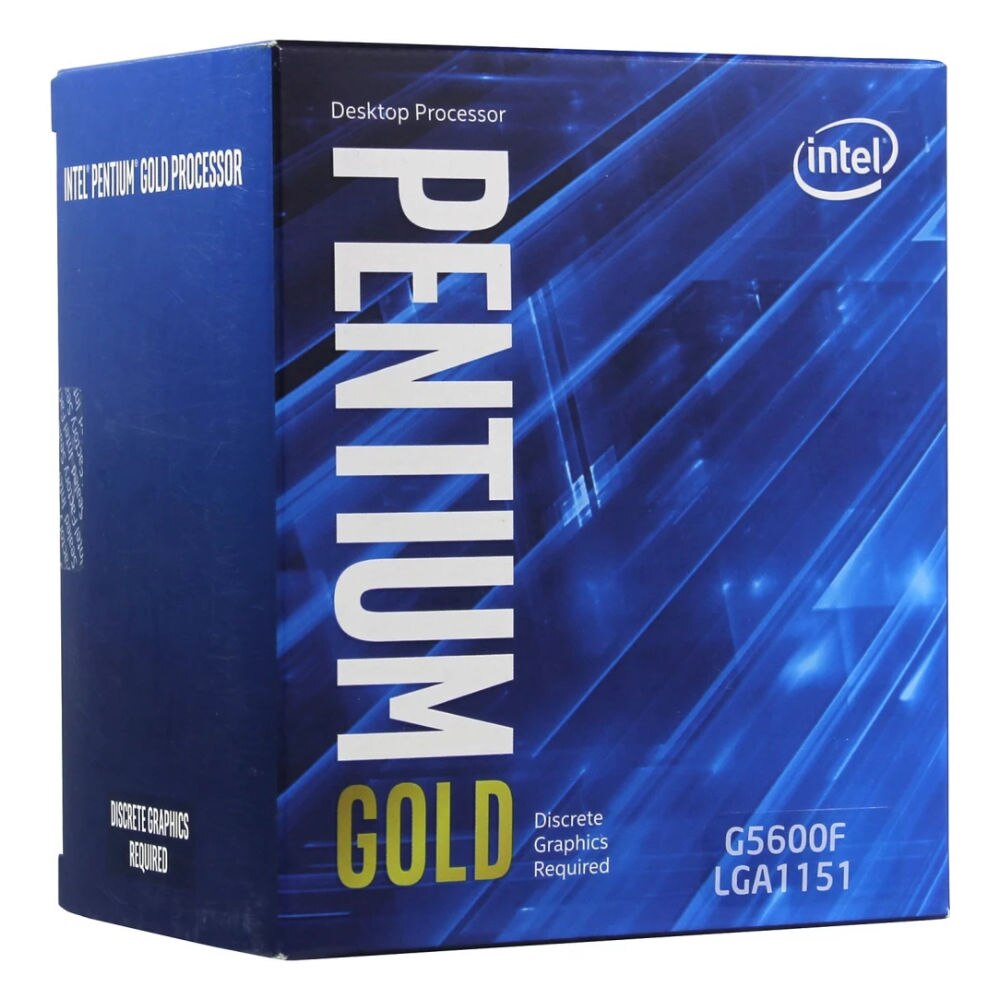 Procesor Intel Core Pentium Gold G5600F, 3.9GHz, 4MB, 54W, LGA1151, BOX