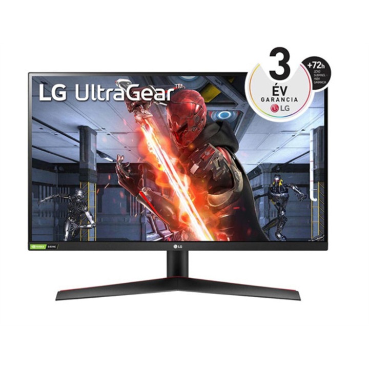 LG Ultragear™ IPS Gaming 144Hz monitor 27 27GN600-B, 1920x1080, 16:9, 1ms, 35cd/m2, HDR, 2xHDMI/DP/Audio out, FreeSync