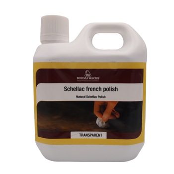 Lac pe baza de shellac cu ceara, Borma Wachs, Schellac french polish, transparent, 1 l Lac pe baza de shellac cu ceara, Borma Wachs, Schellac french polish, transparent, 1 l