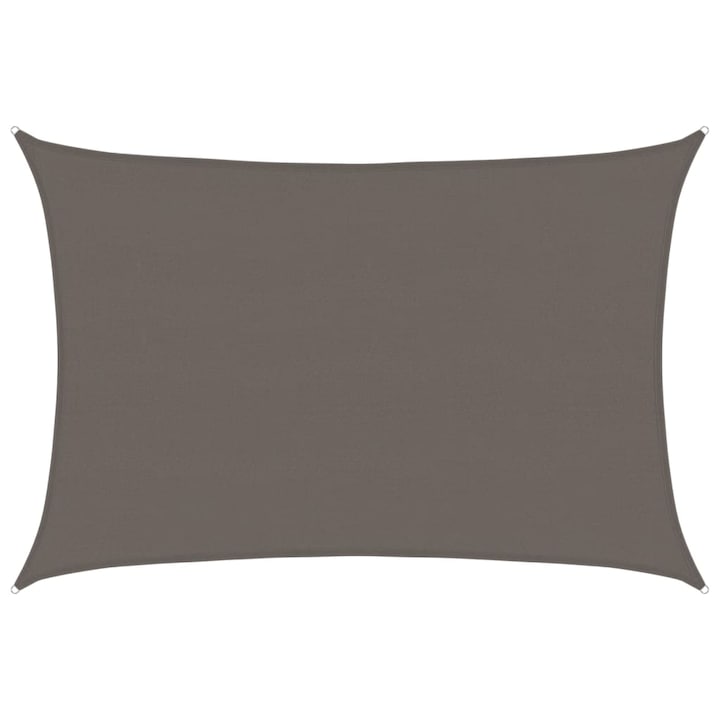 Panza parasolar vidaXL, antracit, 5x6 m, HDPE, 160 g/m², 4.41 kg