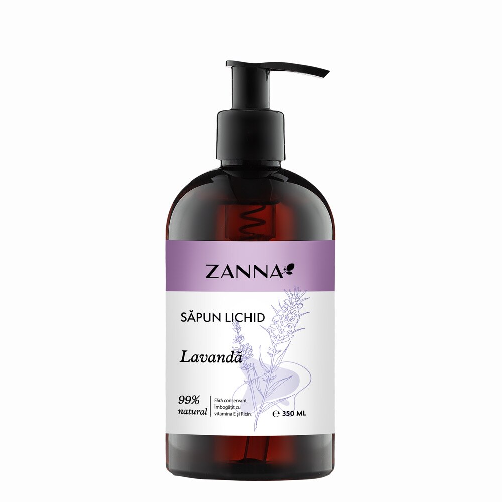 Sapun lichid cu Lavanda 350ml, Zanna