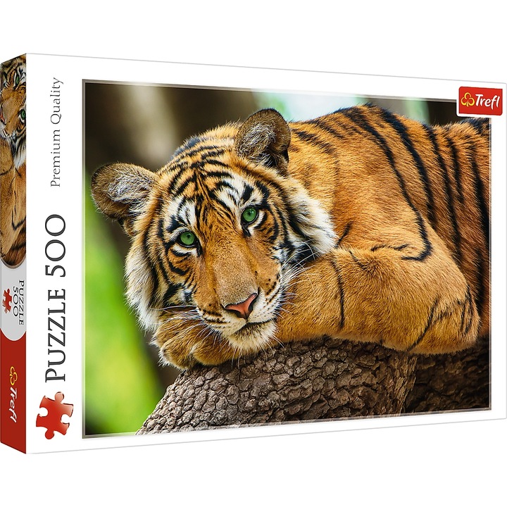 Trefl, Puzzle 500 db - Tigris