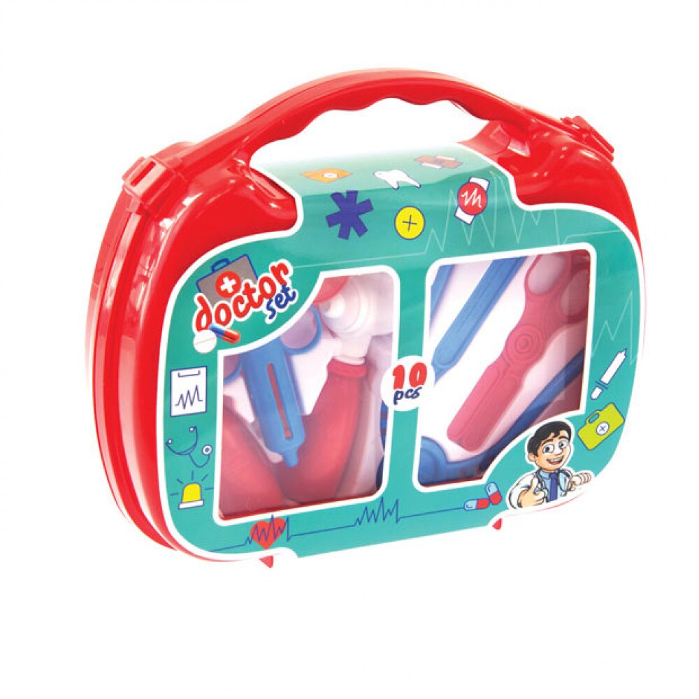 Trusa medicala Mochtoys in valiza, 10 accesorii