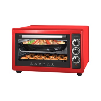 Cuptor Electric Hausberg HB-9026RS capacitate 36 Litri, putere 1300-1500W, Temperatura maxima 320 grade, Cronometru cu oprire automata si functie de alarma, Rosu Cuptor Electric Hausberg HB-9026RS capacitate 36 Litri, putere 1300-1500W, Temperatura maxima 320 grade, Cronometru cu oprire automata si functie de alarma, Rosu