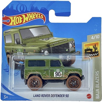 Masinuta Hot Wheels Land Rover Defender 90, scara 1/64 Masinuta Hot Wheels Land Rover Defender 90, scara 1/64