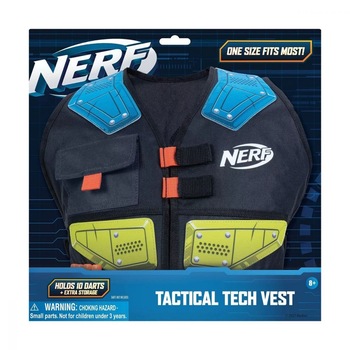 Vesta nerf cu suport pentru incarcator si sageti, nu include accesorii, + 7 ani Vesta nerf cu suport pentru incarcator si sageti, nu include accesorii, + 7 ani
