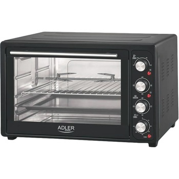 Cuptor electric Adler AD6010, 2000W, 45l, rotisor Negru Cuptor electric Adler AD6010, 2000W, 45l, rotisor Negru