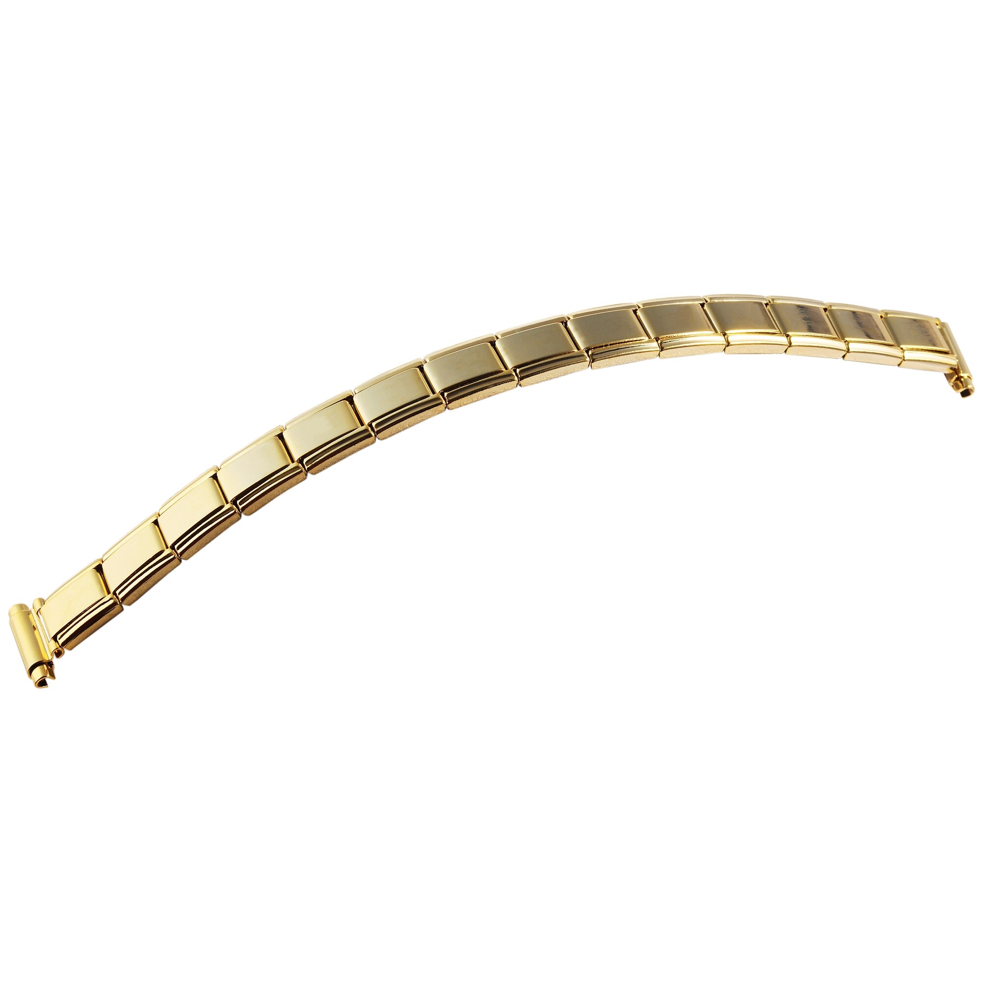 Bratara elastica din otel inoxidabil, aurie, flexibila 10 - 13 mm