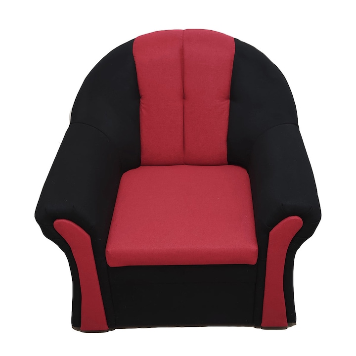 Alíz 1-es fotel black & red