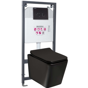 Pachet vas WC suspendat Tinos BLM -Pacific, gata de montaj, capac Duroplast softclose, rezervor incastrat Pachet vas WC suspendat Tinos BLM -Pacific, gata de montaj, capac Duroplast softclose, rezervor incastrat