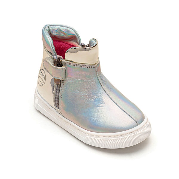 Ghete piele fancy, Silver