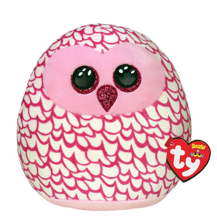 Jucarie de plus Ty, bufnita Pinky, 30 cm