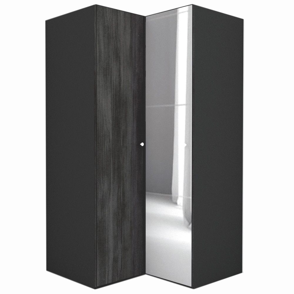 Dulap de Colt Genarom LEX Model B, Decor 8509 / Oglinda, 120-117 x 218 x 66 cm