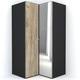 Dulap de Colt Genarom LEX Model B, Decor K002 / Oglinda, 120-117 x 218 x 66 cm