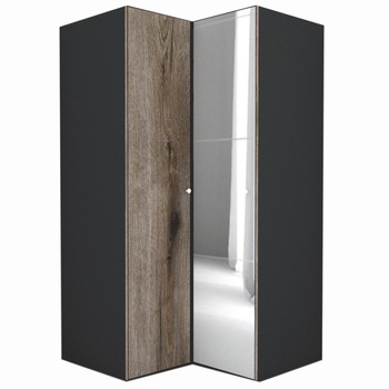 Dulap de Colt Genarom LEX Model B, Decor K366 / Oglinda, 120-117 x 218 x 66 cm Dulap de Colt Genarom LEX Model B, Decor K366 / Oglinda, 120-117 x 218 x 66 cm