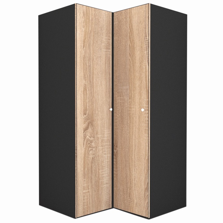 Dulap de Colt Genarom LEX Model B, Decor 3025, 120-117 x 240 x 66 cm